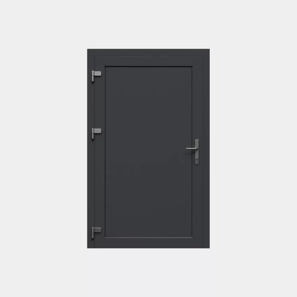 Loopdeur PVC Antraciet