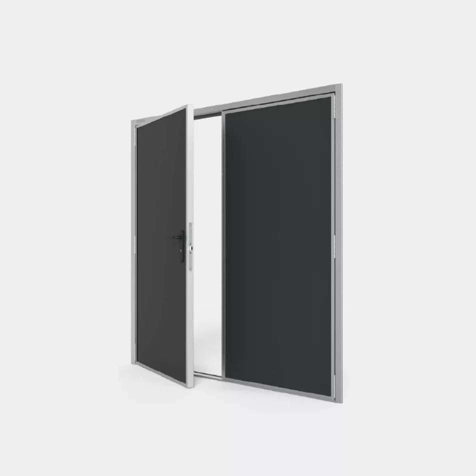 Sandwichpaneel Dubbele Deur Zwart/Groen/Antraciet