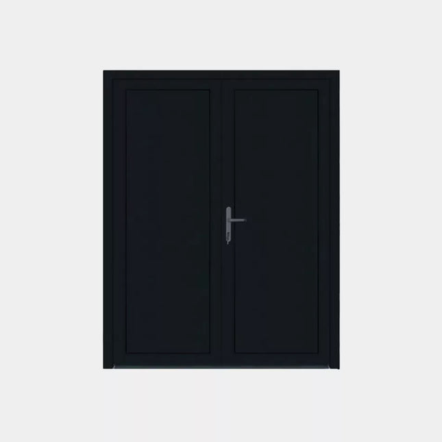 Dubbele Loopdeur PVC Antraciet