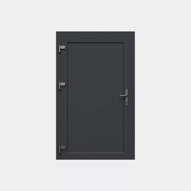 Loopdeur PVC Antraciet