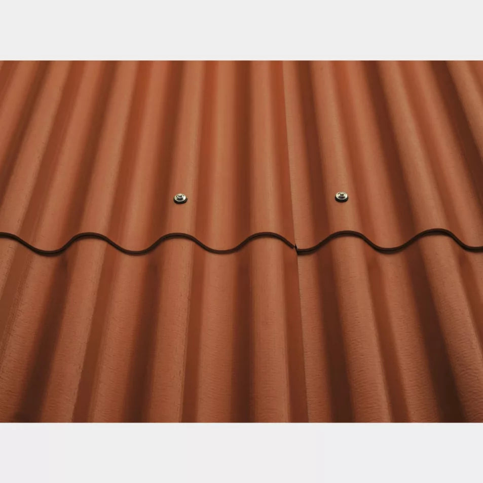 Golfplaat Baksteen Rood Eternit Ecolor 51/177