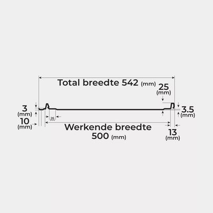 Klikfels Vlak VB Felsdak/wand 500