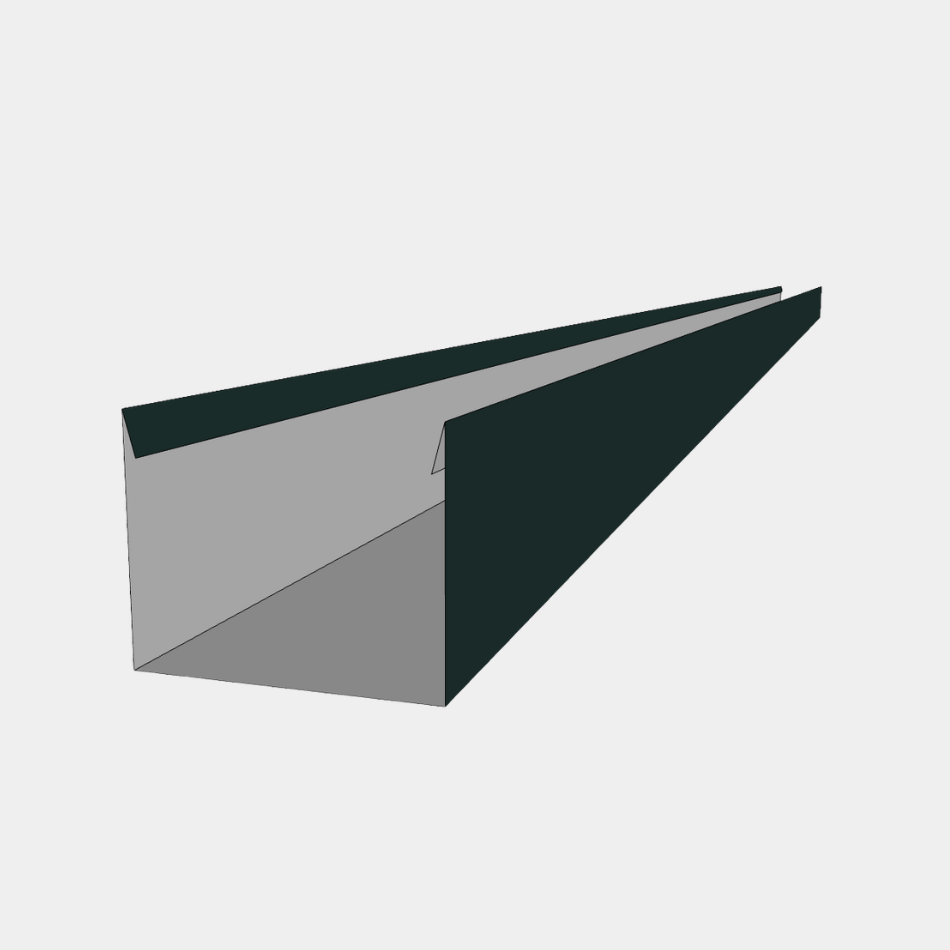 U-profiel PVDF/PE Gladde Coating