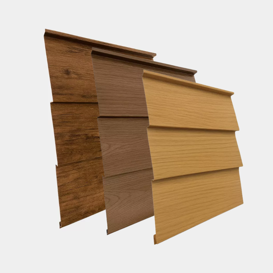 Stalen Rabat Potdeksel Houtlook