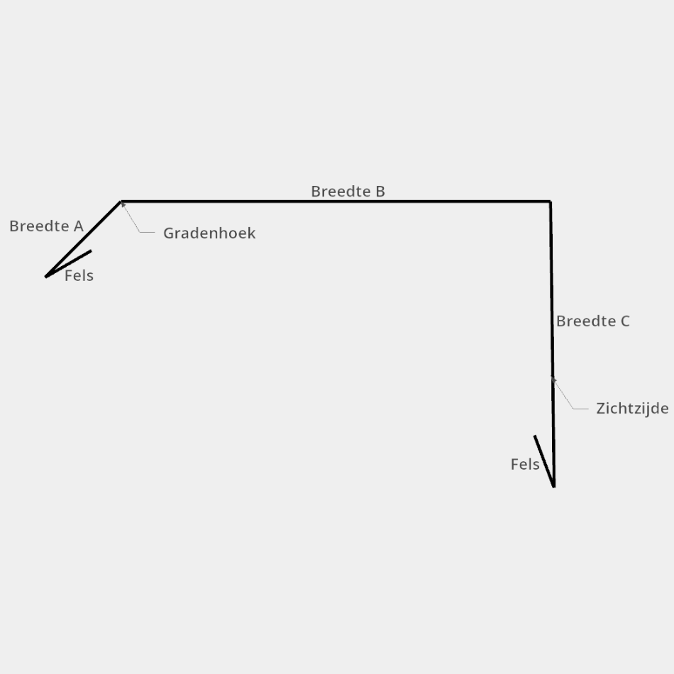 Windveer C PVDF/PE Gladde Coating