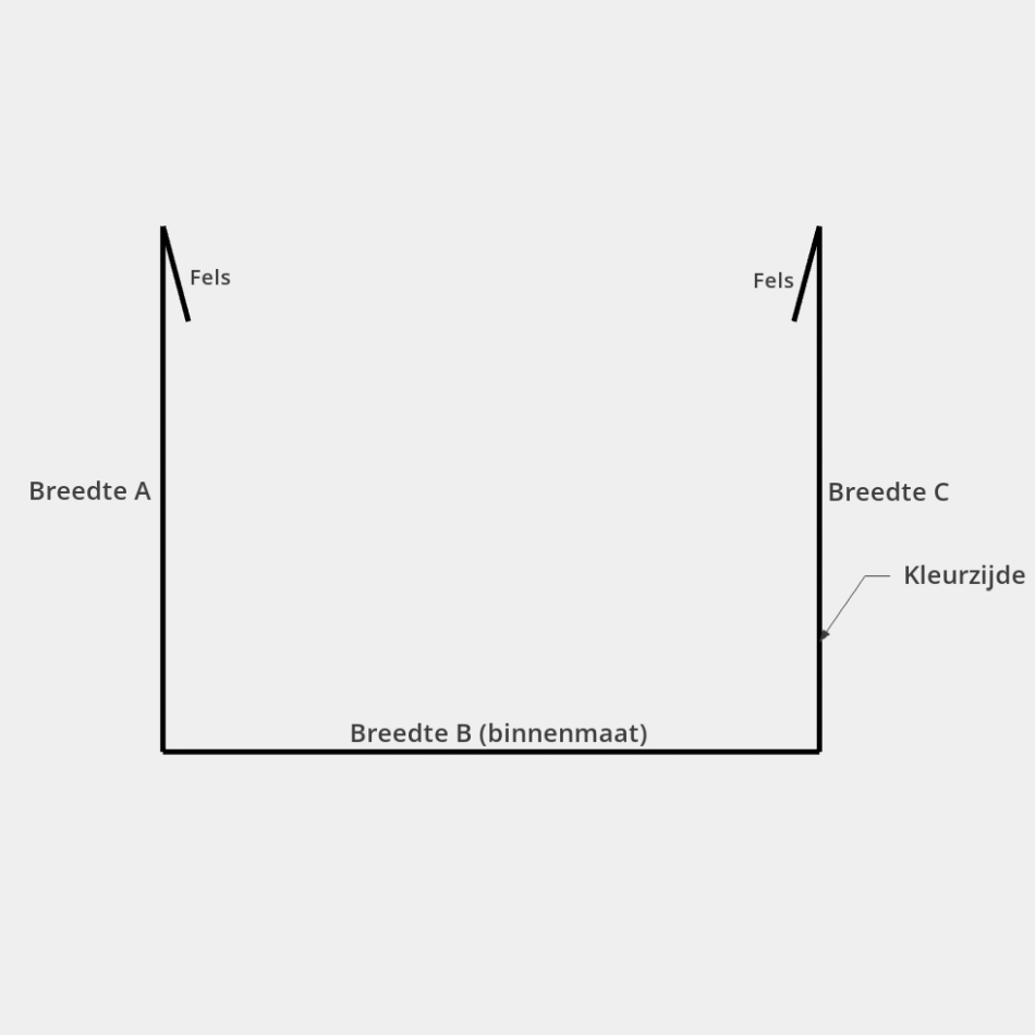 U-Profiel HPS 200µm Sinaasappel Structuur Plastisol