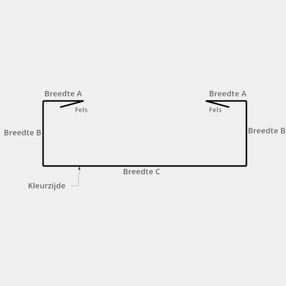 C-Profiel HPS 200µm Sinaasappel Structuur Plastisol