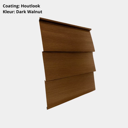 Stalen Rabat Potdeksel Houtlook