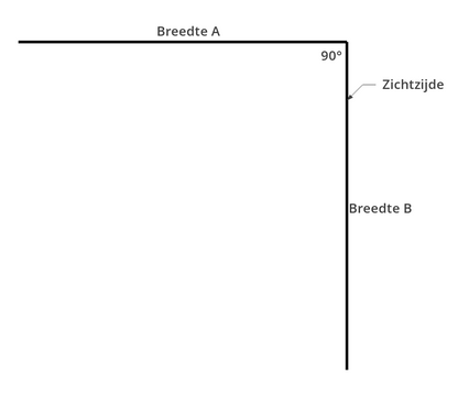Buitenhoek Sendzimir Verzinkt 1,0mm