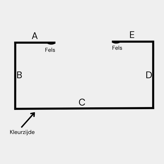 C-Profiel HPS 200µm Sinaasappel Structuur Plastisol