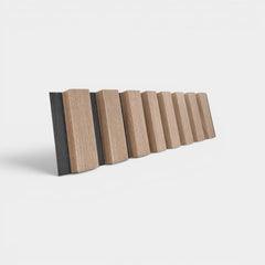 Facade Stalen Blokprofiel Houtlook Black 26/880 Budget