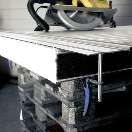 Jepson Super Hand Dry Cutter 8320E Accu Sandwichpanelen