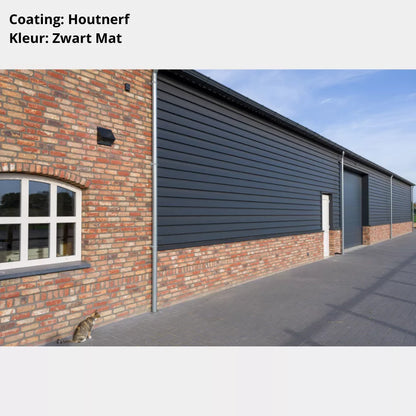 Stalen Rabat Potdeksel Houtnerf