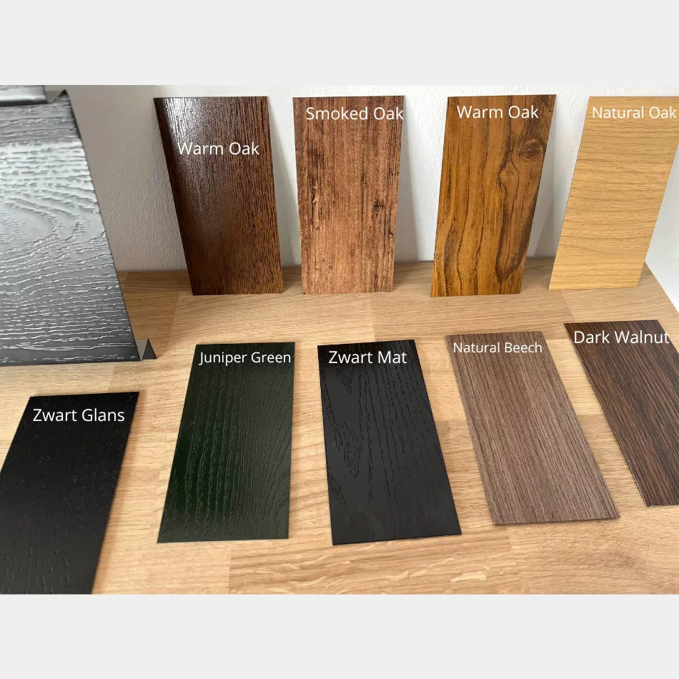 Stalen Rabat Potdeksel Houtnerf