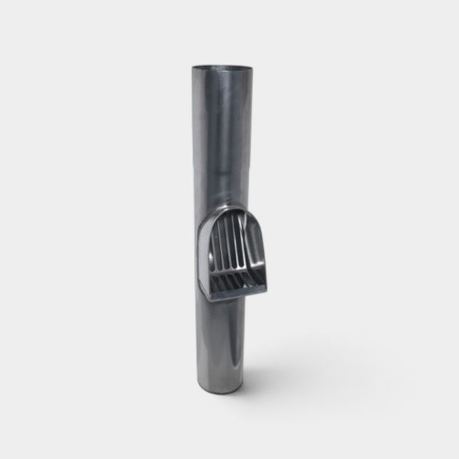 Bladvanger zink 80 mm met RVS rooster