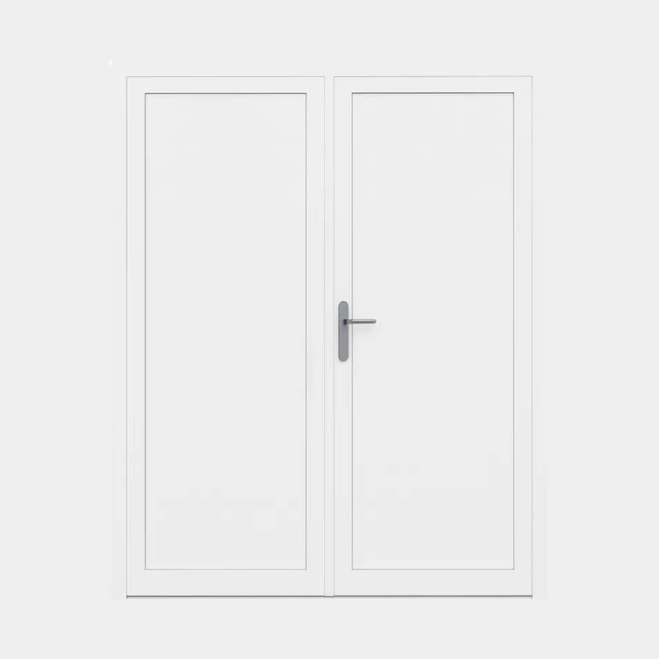 Dubbele Loopdeur PVC Wit