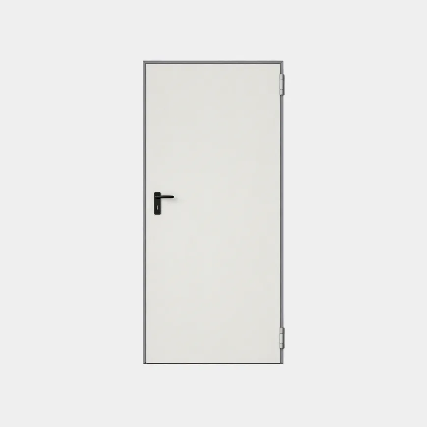 Stalen Loopdeur 60 minuten brandwerend RAL 9002 Ninz