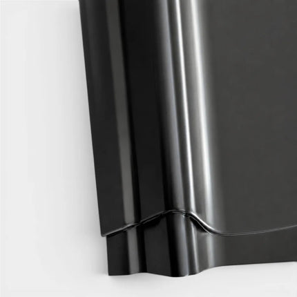 Dakpanplaat Polyester Antraciet detail